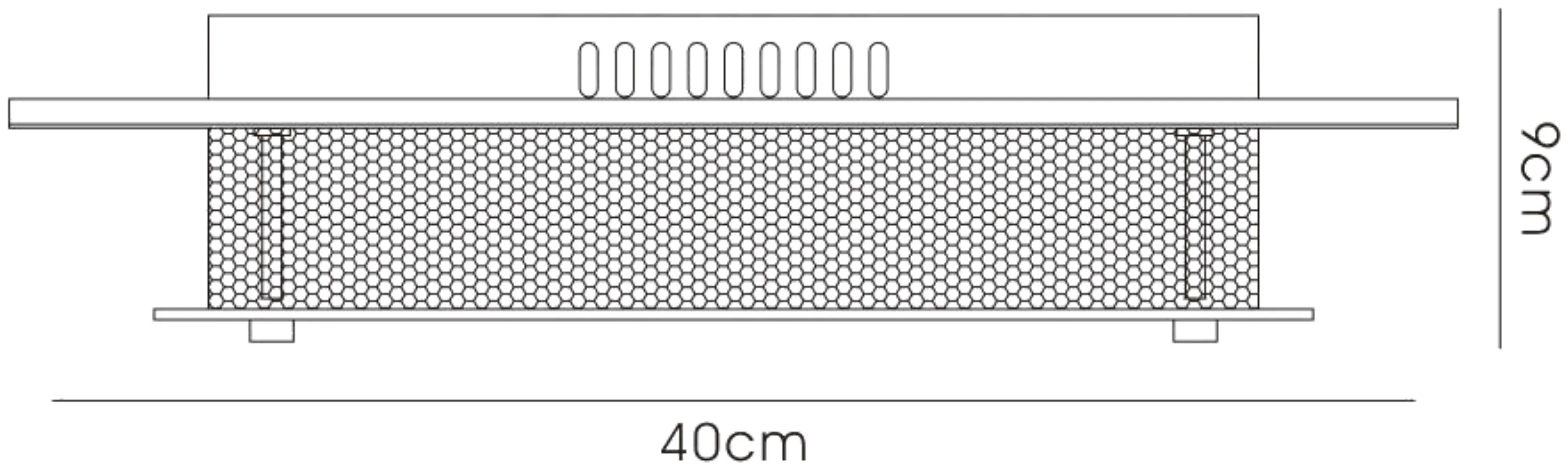 Ines Crystal Ceiling Lights Diyas Ringed & Square Crystal Fittings